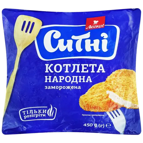Котлета Легко! Ситні Народна заморожена 450г