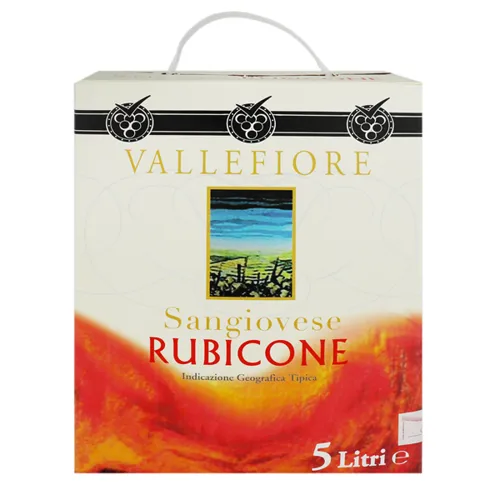 Вино Vallefiore Sangiovese Rubicone червоне сухе 11% 5л