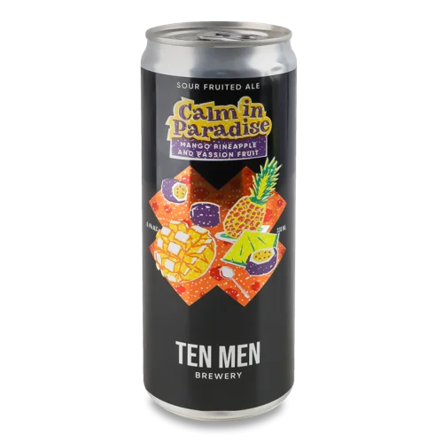 Пиво Нефільтроване Непастеризоване Mango&Pineapple&Passion Fruit, 6.1% в/ґ, 330мл, з/б