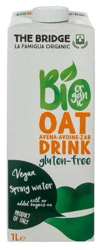 Напиток овсяний The Bridge органічний без глютену