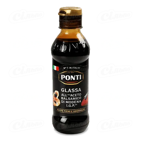 Соус Ponti «Глейзер» з бальзамічним оцтом з Модени, 250г