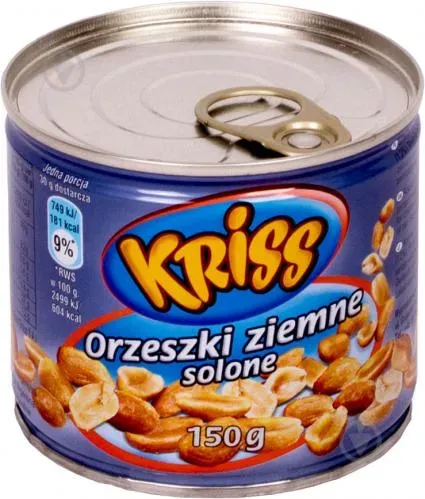 Арахіс солоний смажений 150г ТМ KRISS