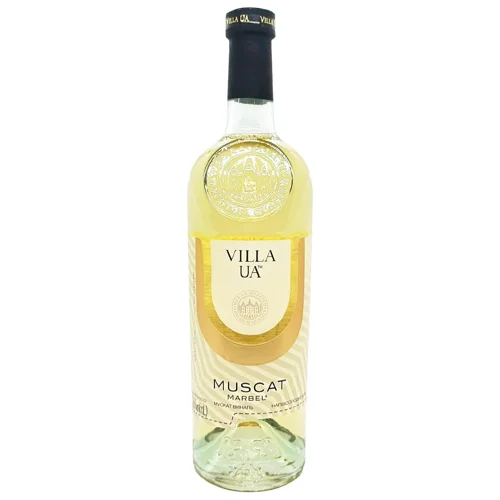 Вино Villa UA Мускат напівсолодке біле 9-13% 0,75л
