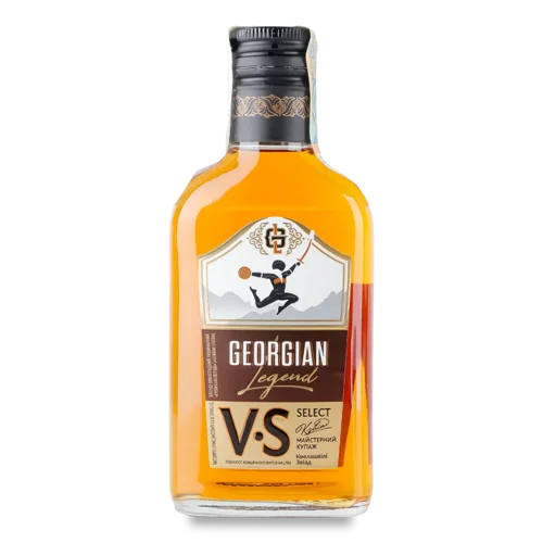 Бренді В/ґ 0.2л 36% Виноградний Ординарний VS Select Georgian Legend пл