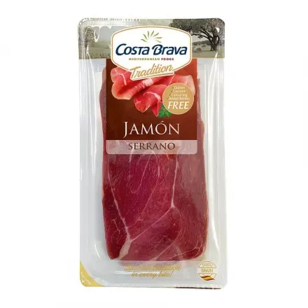 Хамон 100г Costa Brava Серрано нарізаний, газ/пак