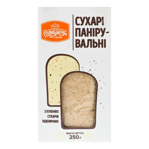 Сухарі панірувальні Рум'янець 250г