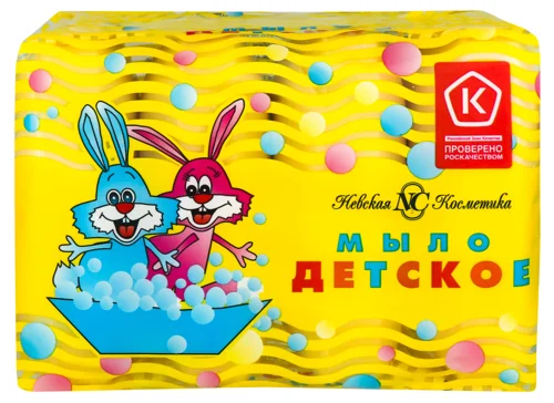 Туалетне Мило Дитяче Невская Косметика, тверде, 4х100г