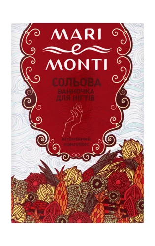 Ванночка Сольова Для Нігтів MARI e MONTI Вітамінний Комплекс 100г
