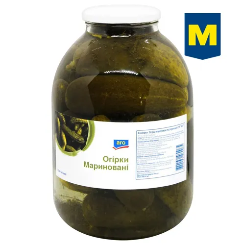 Огірки Aro мариновані 3л
