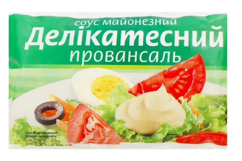 Соус майонезний Делікатесний провансаль ПрАТ Чумак м/у 180г