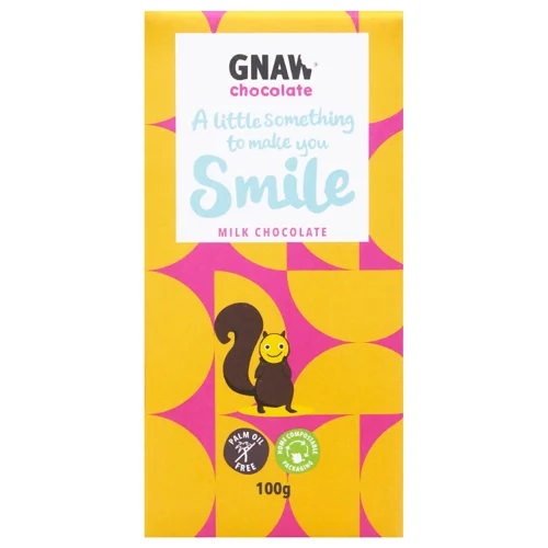 Шоколад молочний Gnaw A Little Something to Make You Smile 100г