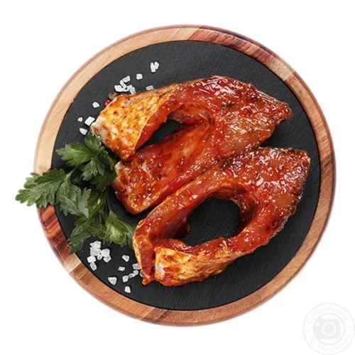 Стейк з коропа в маринаді охолоджений