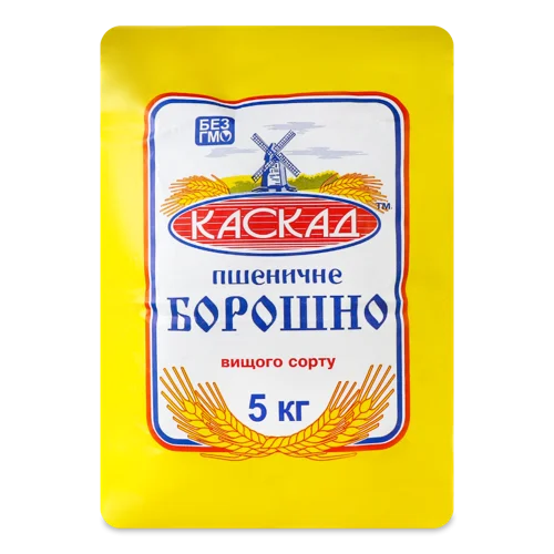 Борошно Пшеничне Вищого Ґатунку, 5кг, Каскад