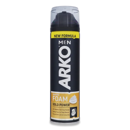 Піна Для Гоління Gold Power Arko Men, Вищого Ґатунку, 200мл