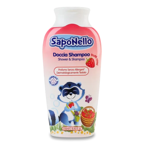 Шампунь-гель для душу SapoNello Red Fruits дитячий