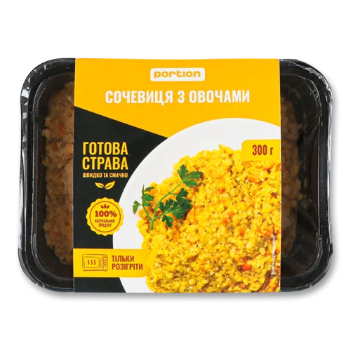 Сочевиця З Овочами Варена, Portion, к/у, 300г
