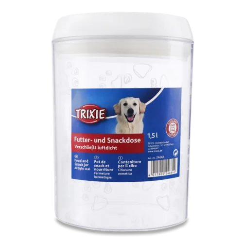 Банка для корму Trixie прозора пластикова 1,5 л