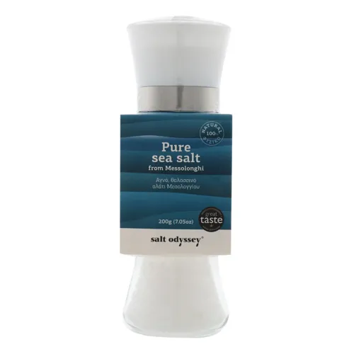 Сіль морська з Месолонгіону Salt Odyssey млинок 200г