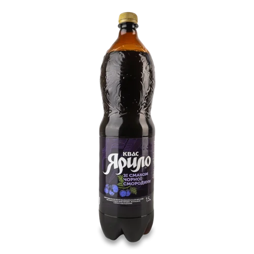 Квас Чорносмородиновий Пастеризований, п/пл 1.5л