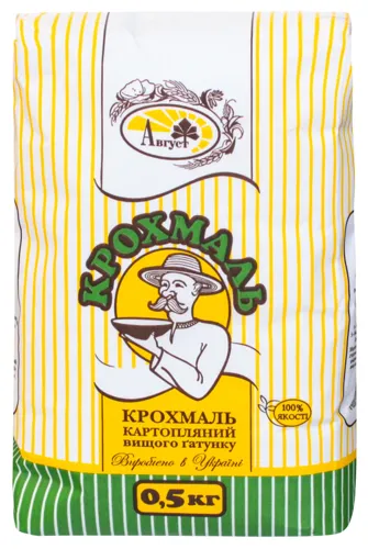 Крохмаль картопляний «Август» м/у 500г