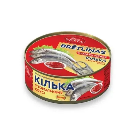 Консерви 240г Venta Кілька у томатному соусі з/б