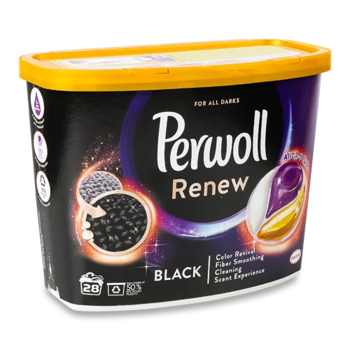 Засіб Для Прання В Капсулах Black Renew Perwoll 28х14.5г