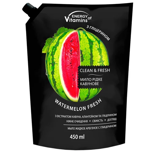 Мило рідке Energy of Vitamins Кавун 450мл