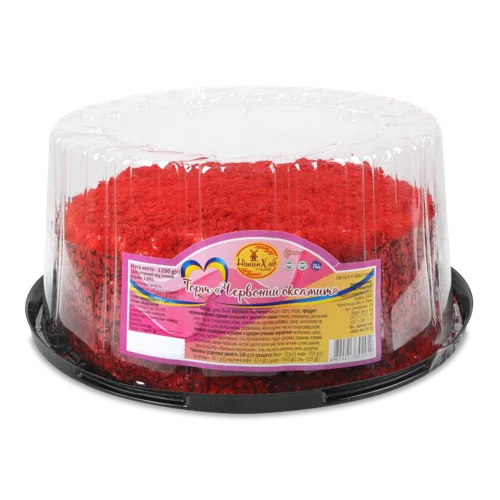 Торт Червоний Оксамит Натуральна Оболонка НіжинХліб п/у, 1.2кг