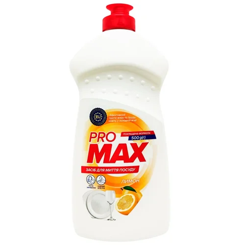 Засіб для миття посуду Pro Max лимон 500г