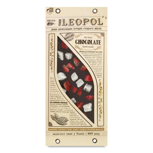 Шоколад Чорний Вищого Ґатунку Leopol', 95 г