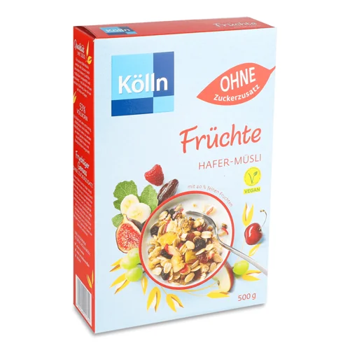Мюслі Kolln з фруктами без цукру 500г