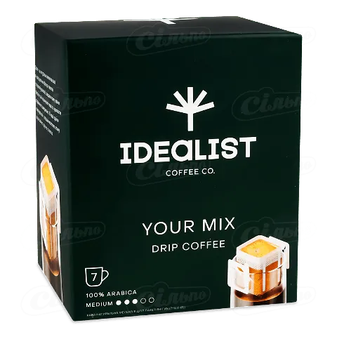 Кава мелена Idealist Coffee Co. Твій мікс дріп, 7*12г