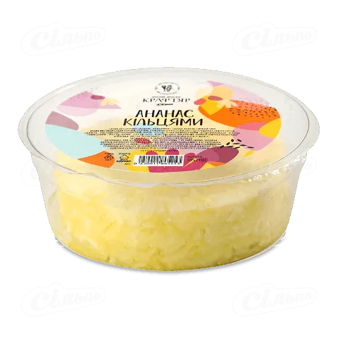 Салат «Крафтяр» десертний ананас кільцями, 185г