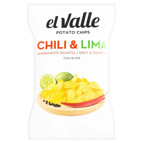Чипси El Valle Chili&Lima 130г