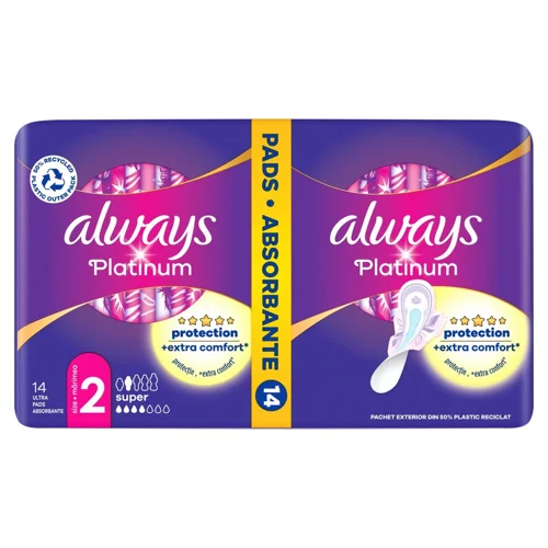 Прокладки гігієнічні Always Platinum Super 2 14шт