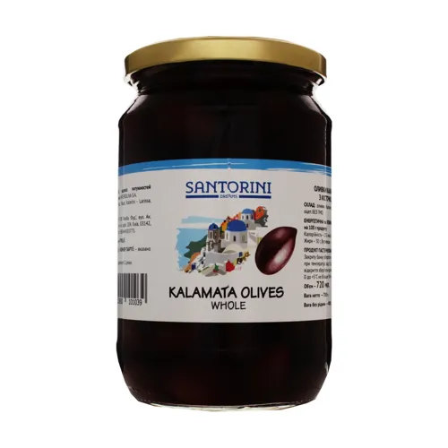Оливки с кісточкою Каламата Santorini Dream 700г