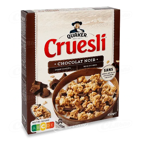Мюслі Quaker Cruesli з темним шоколадом, 450г