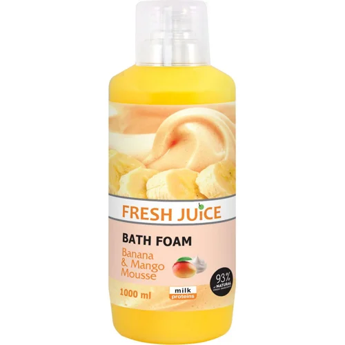 Піна для ванни Fresh Juice Banana & Mango mousse 1000мл
