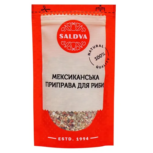 Приправа Saldva Мексиканська до риби 30г