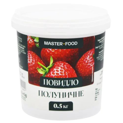 Повидло Полуничне вищого гатунку Master-Food 500г