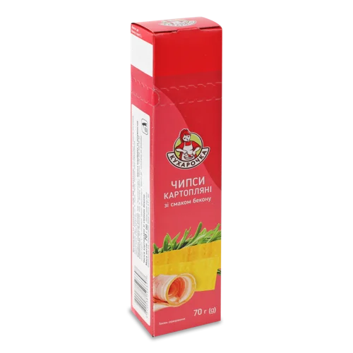 Чіпси Смаку Бекону, В/ґ, 70 Г