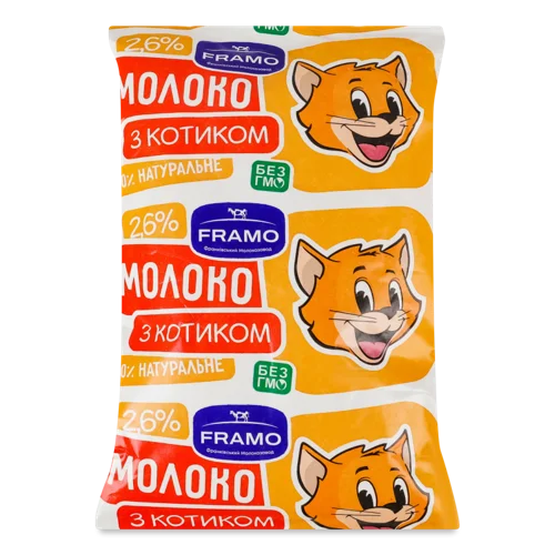 Молоко Питне Ультрапастеризоване 2.6% Framo м/у 900г