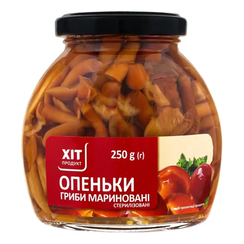 Опеньки мариновані стерилізовані Хіт продукт с/б 250г