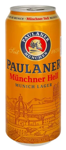 Пиво світле Paulaner Original Munchner Hell 0.5л 4.9%