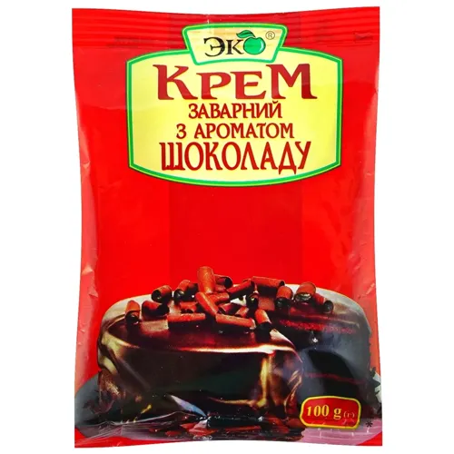 Крем Еко заварний шоколадний сухий 100г
