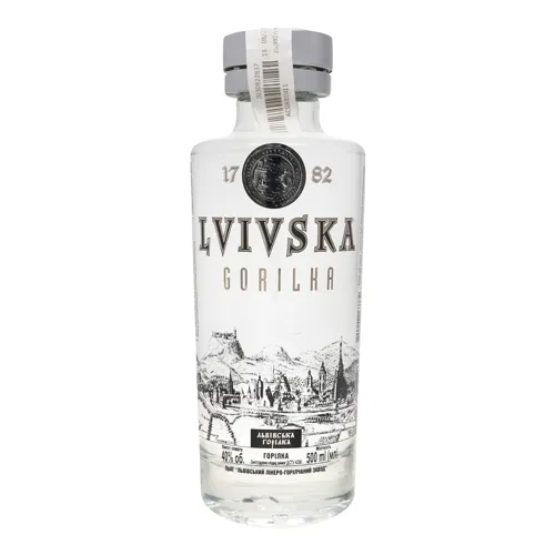 Горілка 0.5л 40% Lvivska gorilka Львівська горілка пл