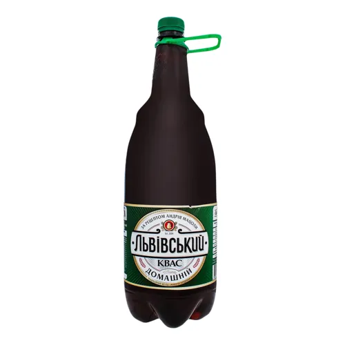 Квас хлібний сильногазований фільтрований Домашній Львовский 1.5л