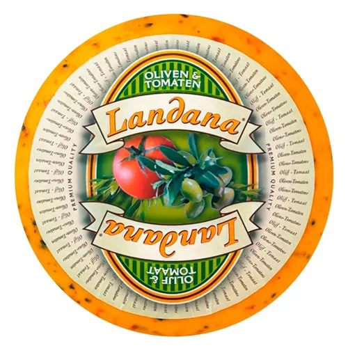 Сир Landana з оливками та томатами 50%