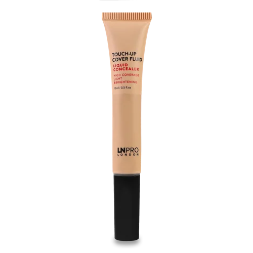 Консилер зі Світловідбивними Частинками Touch-Up Cover Fluid Натуральний Бежевий №102 LN Professional, 15мл