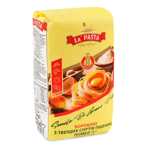 Борошно Твердих Сортів Пшениці La' Pasta Per Primi, в/ґ, 1 кг
